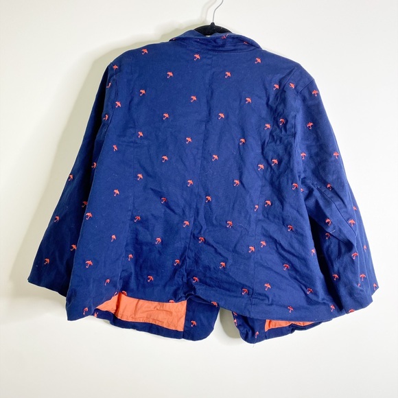 ModCloth Blue Umbrella Blazer - Picture 5 of 11
